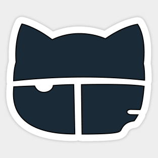 FLCL Haruko's Cat Logo Sticker